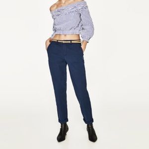 Zara Chinos with belt
